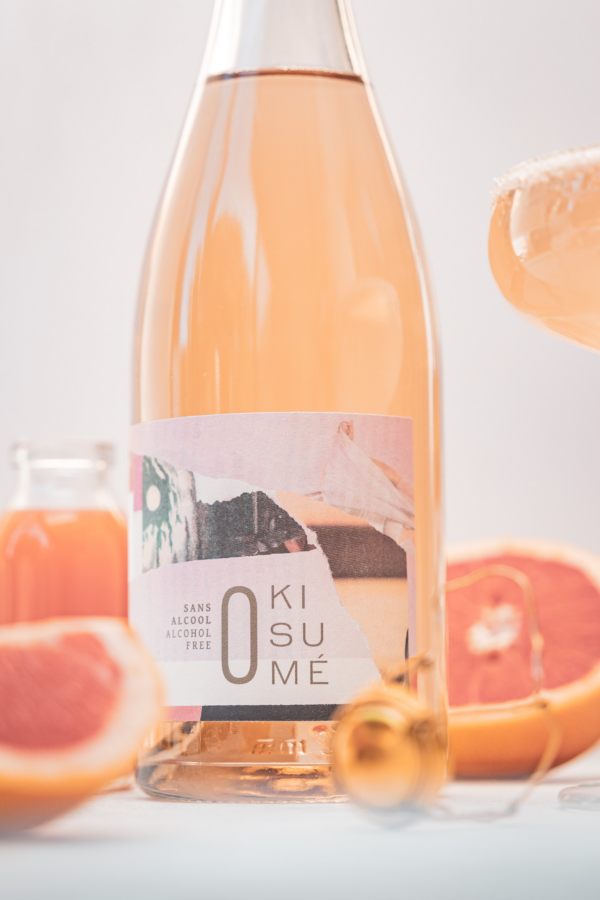 Kisumé rosé - Aubert & Mathieu nealkoholinis putojantis rožinis vynas - Image 2